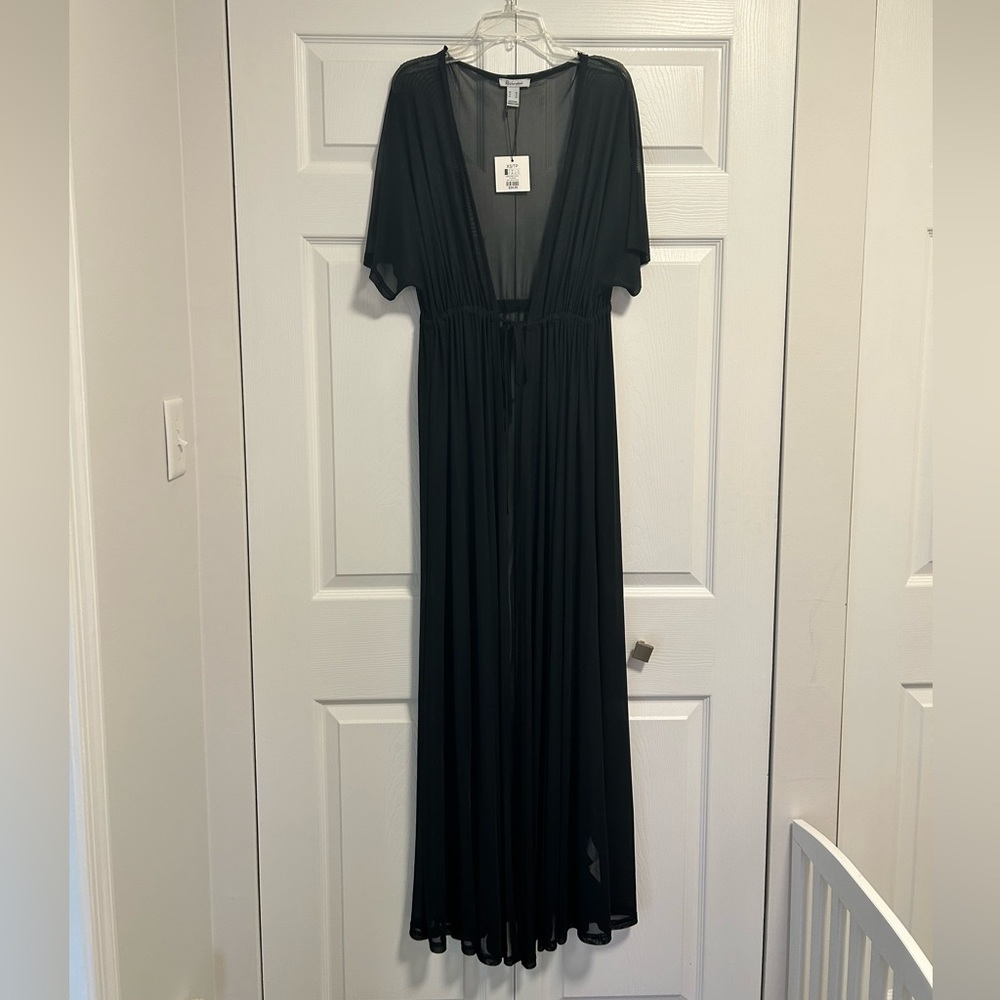 Black Sheer Duster